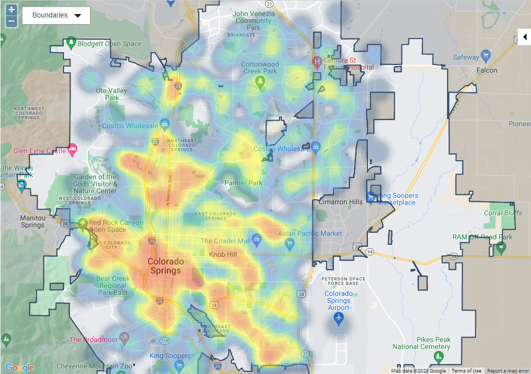 heat map